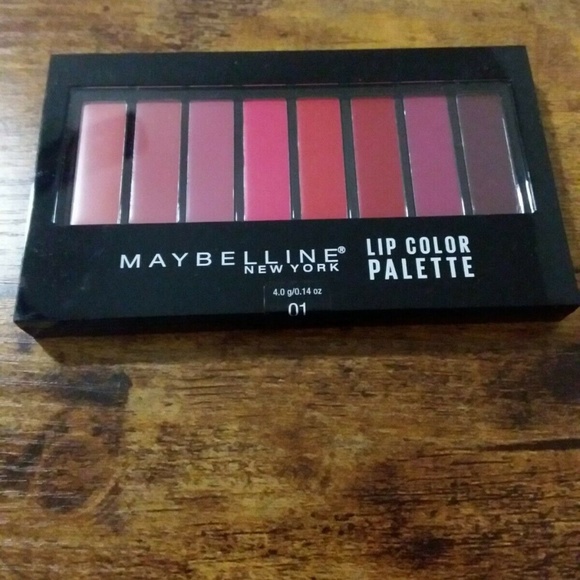 SALE!!! Maybelline Lip Studio Lip Color Palette Shade 01 Color Sensational New - Picture 6 of 9